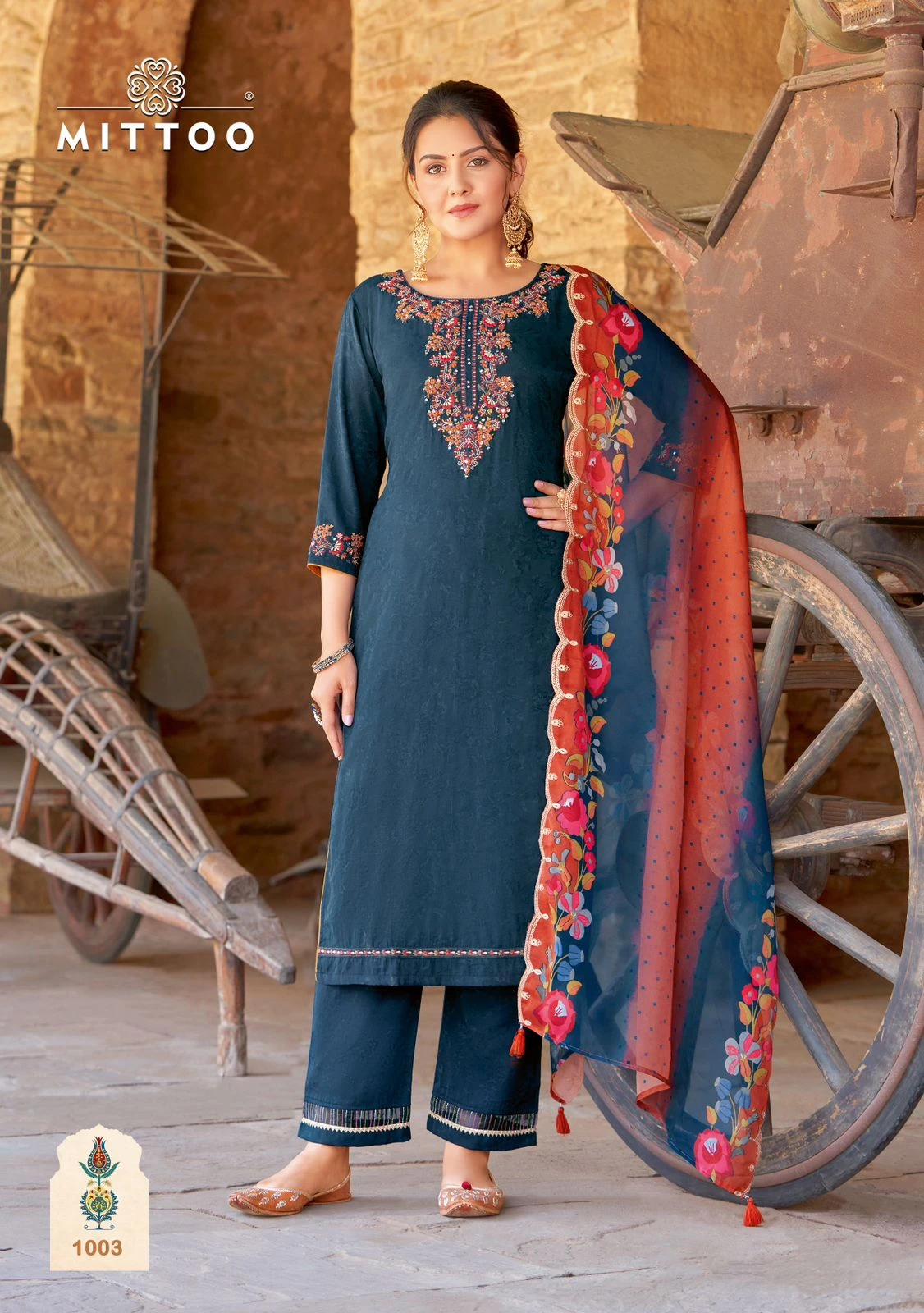 Mittoo Elegance Rayon Wholesale Readymade Salwar Suit Catalog — Wholesale Salwar Suits, Mittoo wholesale from Surat - Gallery Image 4